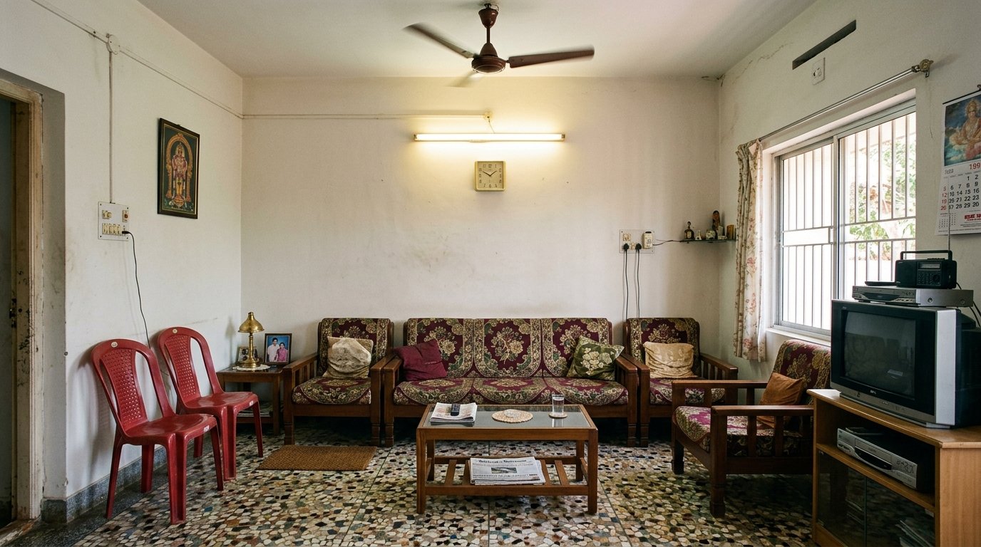 Standard Keralite Living Room